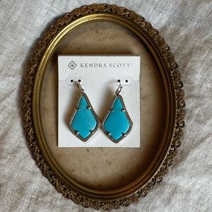 Kendra Scott Alex Earrings in turquoise
